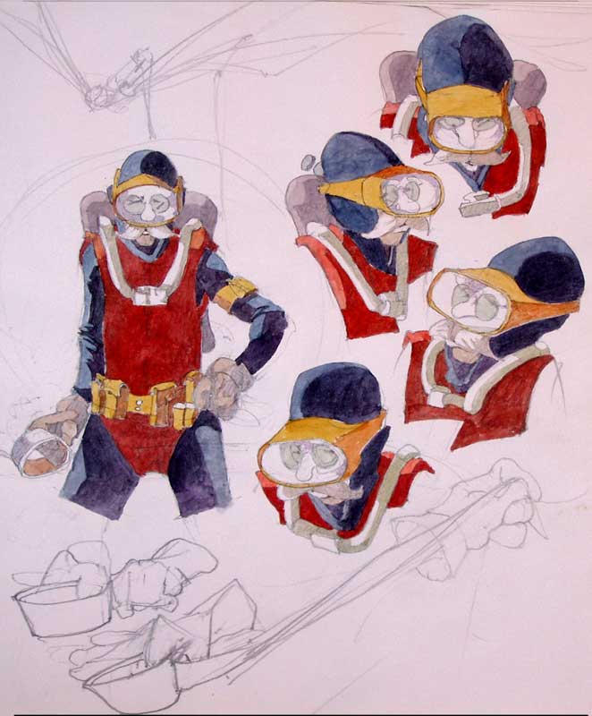 A Most Adventurous Dairy Cow 16 Sketches by Eddie Flotte