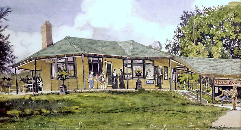 Ambler Train Station by Eddie Flotte