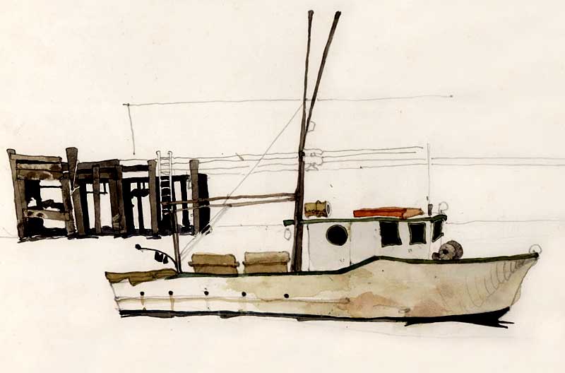 Anchored Out by Eddie Flotte