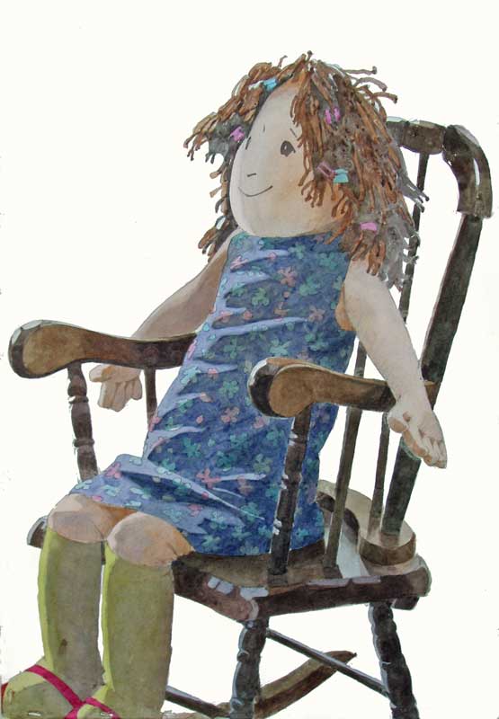 Angel in a Rocking Chair by Eddie Flotte