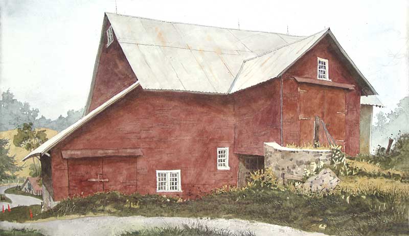 Behind The Barn by Eddie Flotte