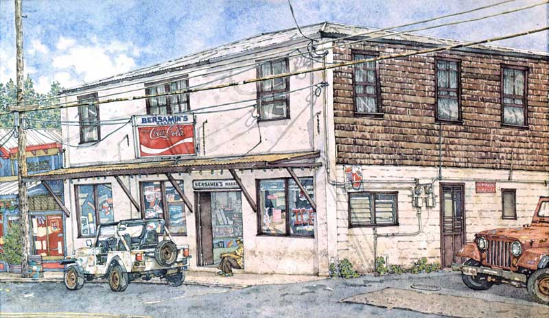 Bersamin's Market by Eddie Flotte