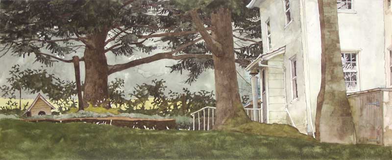 Dog House And Dinner Bell by Eddie Flotte