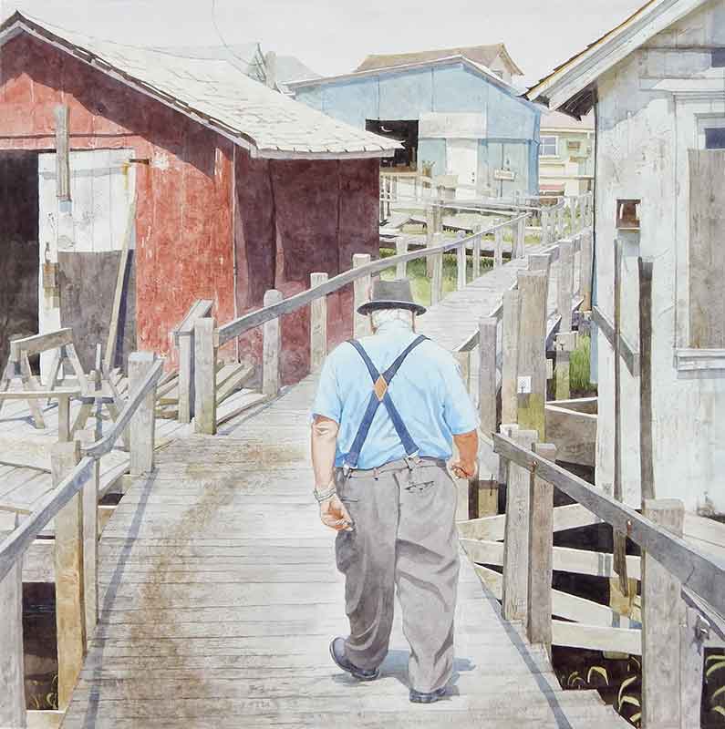 George Sets Off to Work by Eddie Flotte