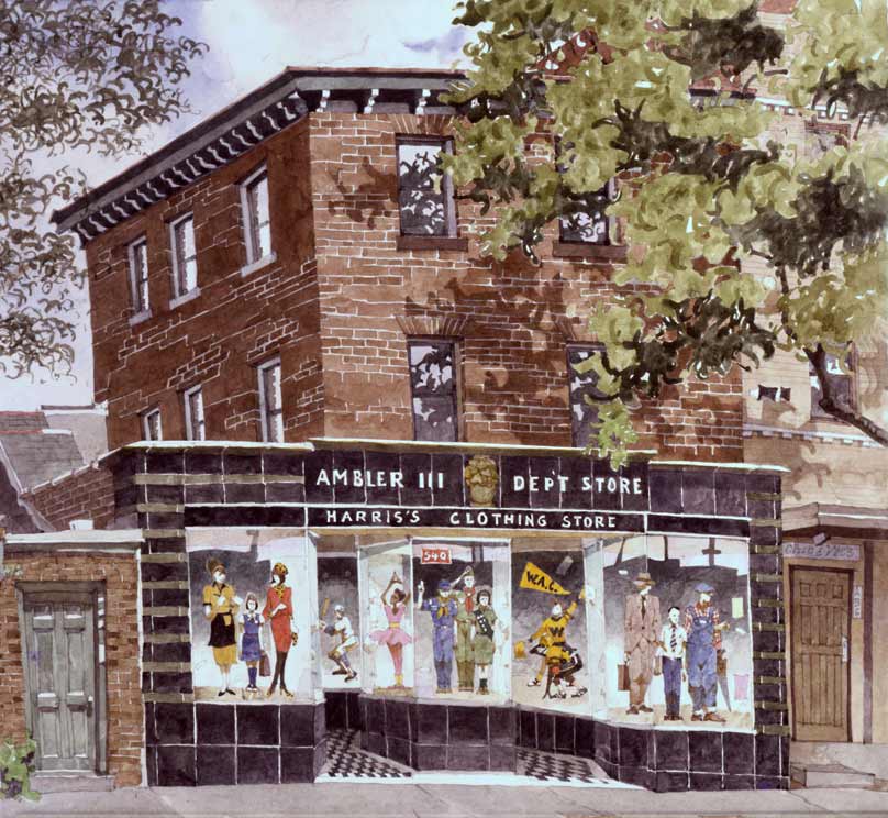 Harris' Department Store Ambler by Eddie Flotte