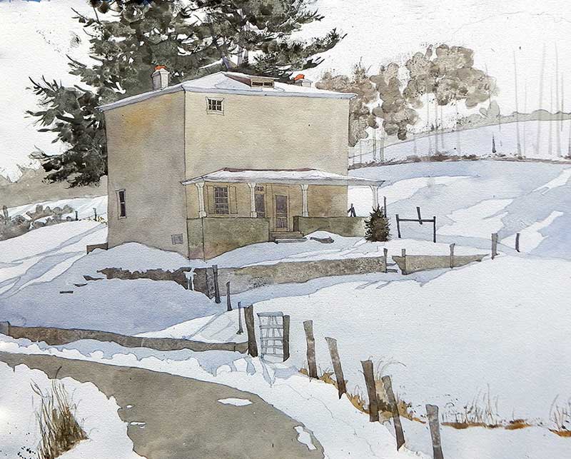 Lonely Blue Of Winter by Eddie Flotte