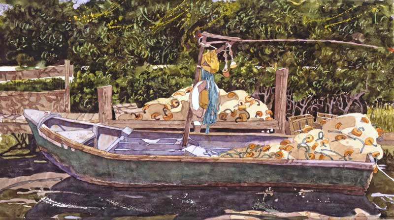 Long Green Boat by Eddie Flotte