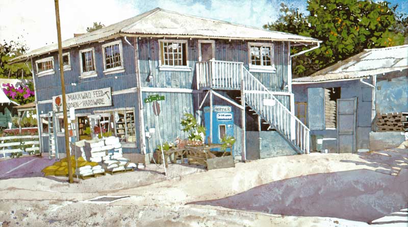 Makawao Feed and Grain by Eddie Flotte