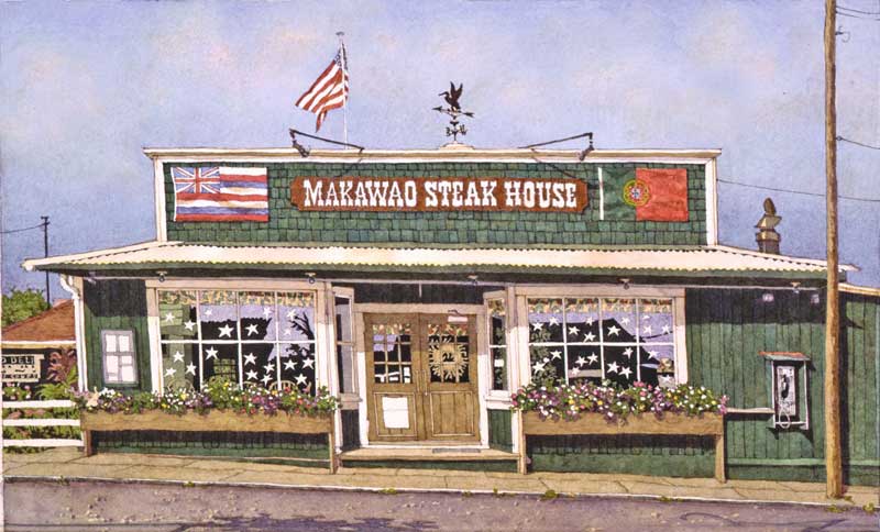 Makawao Steak House by Eddie Flotte
