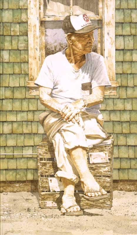 Man on a Crate by Eddie Flotte