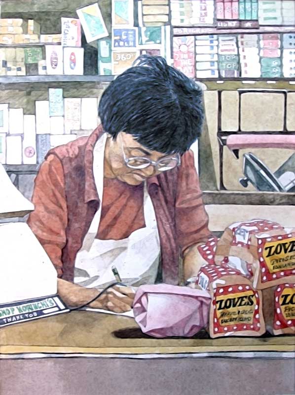 Mrs Horiuchi by Eddie Flotte