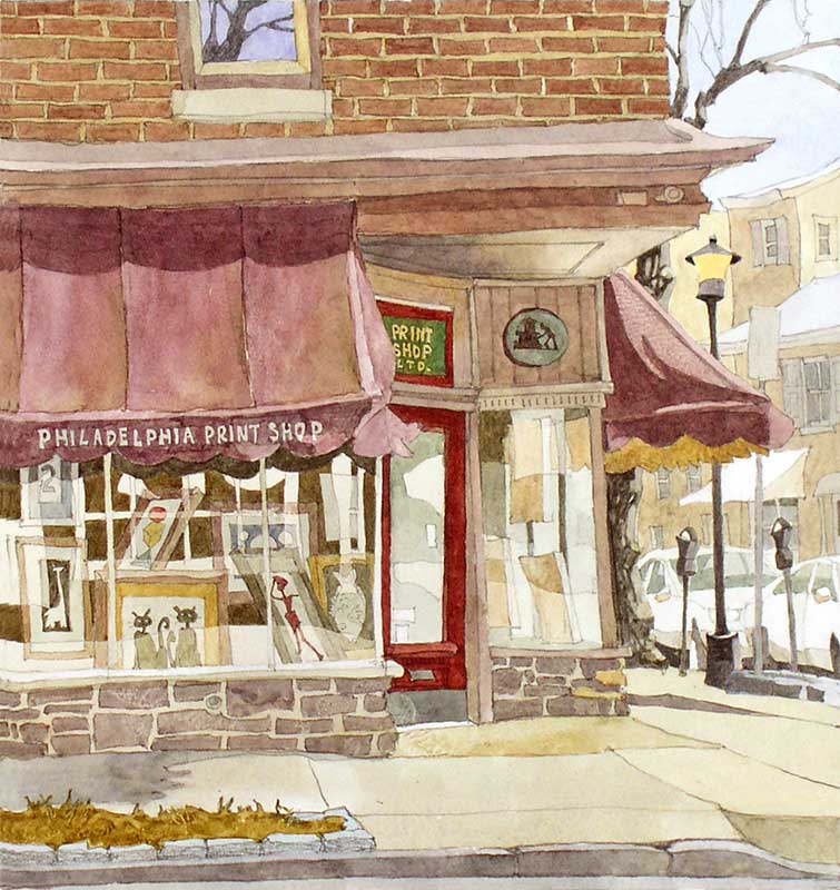 Philadelphia Print Shop by Eddie Flotte