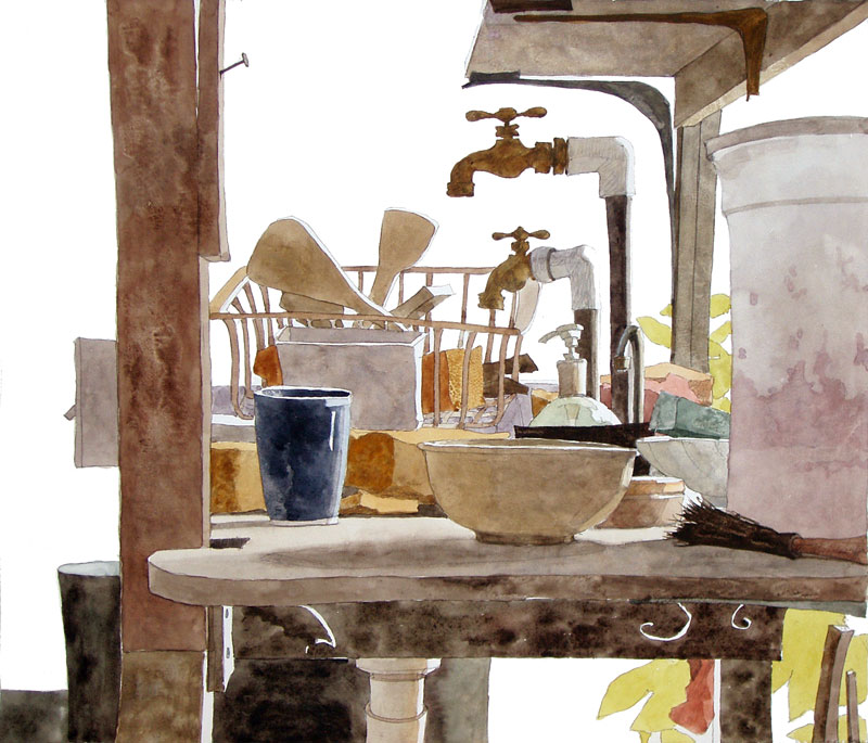 Pottery Sink by Eddie Flotte