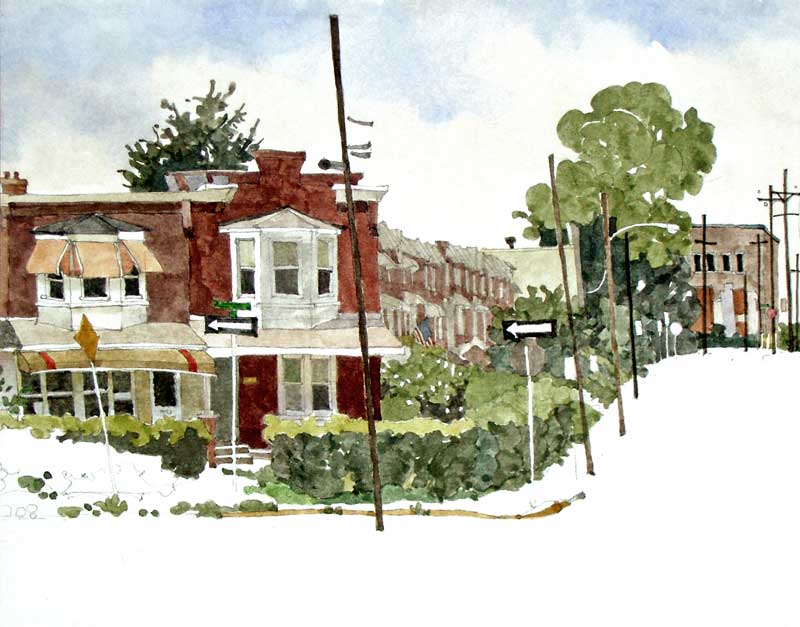 Spring Garden and Orange by Eddie Flotte