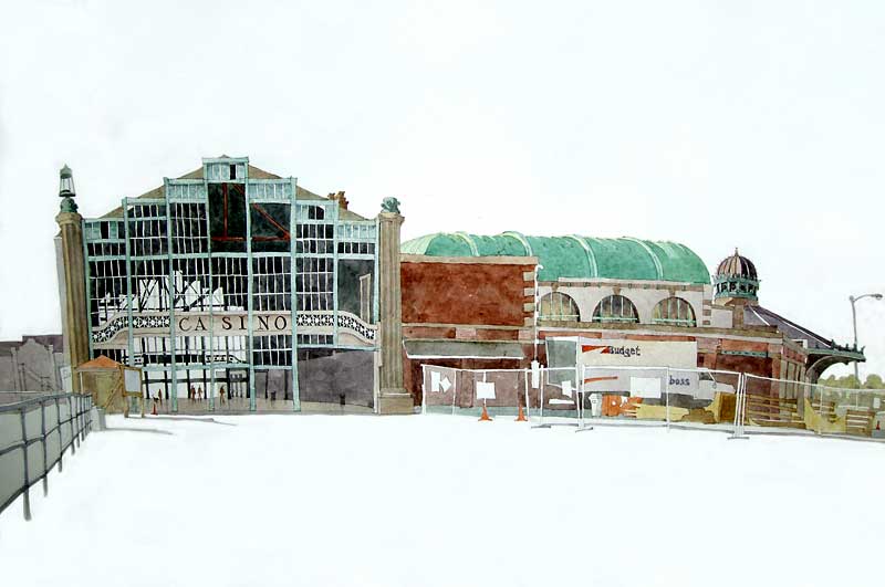 The Asbury Park Casino by Eddie Flotte