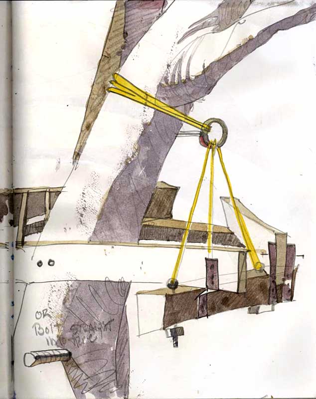 Treehouse Platform by Eddie Flotte
