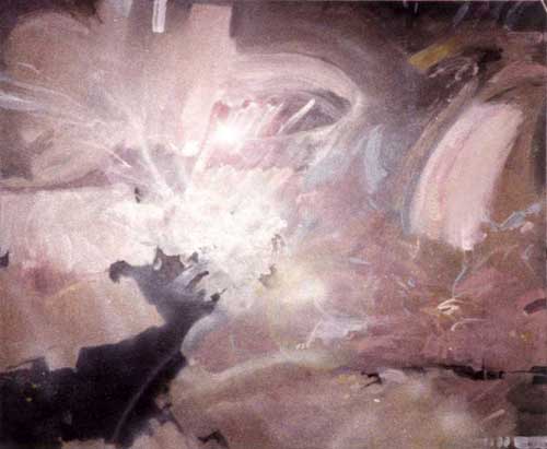 Watercolor Painting by Eddie Flotte: Abstract One