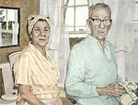 Painting by Eddie Flotte: A Bit About Ed and Norma