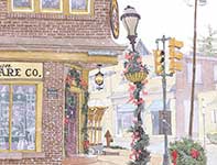 Painting by Eddie Flotte: A Kilian's Christmas