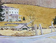 Painting by Eddie Flotte: A Quiet Light For Karl