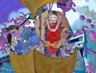 Painting by Eddie Flotte: A Most Adventurous Dairy Cow 13
