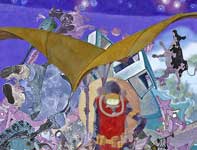 Painting by Eddie Flotte: A Most Adventurous Dairy Cow 14