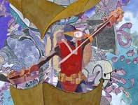 Painting by Eddie Flotte: A Most Adventurous Dairy Cow 15