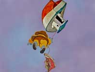 Painting by Eddie Flotte: A Most Adventurous Dairy Cow 25