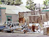 Painting by Eddie Flotte: Aloha Mister Brown