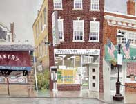 Painting by Eddie Flotte: Ambler News Agency