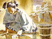 Painting by Eddie Flotte: Angkat 07