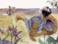 Painting by Eddie Flotte: Angkat 10