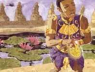 Painting by Eddie Flotte: Angkat 14