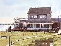 Painting by Eddie Flotte: Beeler's Perch
