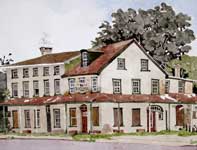Painting by Eddie Flotte: Black Horse Tavern