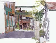 Painting by Eddie Flotte: Boiler Plant