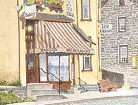 Painting by Eddie Flotte: Bredenbeck's II