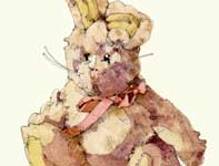 Painting by Eddie Flotte: Bunny Rabbit