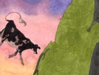 Painting by Eddie Flotte: Butterfly