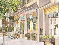 Painting by Eddie Flotte: Children's Boutique