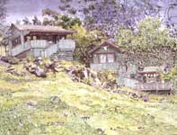 Painting by Eddie Flotte: China Ridge