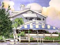 Painting by Eddie Flotte: Coasters