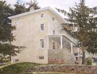 Painting by Eddie Flotte: Coming Up To Kuerner's House