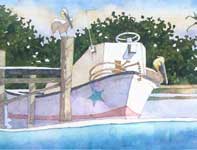 Painting by Eddie Flotte: Dark Star