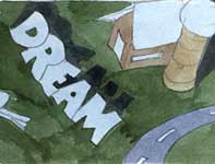 Painting by Eddie Flotte: Dream