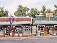 Painting by Eddie Flotte: Duncan's Coffee