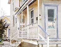 Painting by Eddie Flotte: Eleventh And Asbury