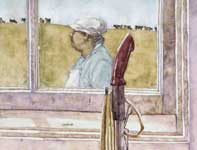 Painting by Eddie Flotte: Eye on the Hill