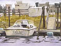 Painting by Eddie Flotte: Firefly
