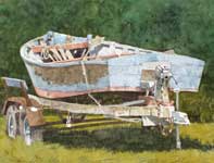 Painting by Eddie Flotte: Gently Down the Stream